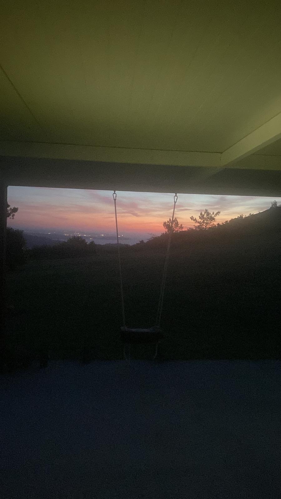 Sunset from the terrace