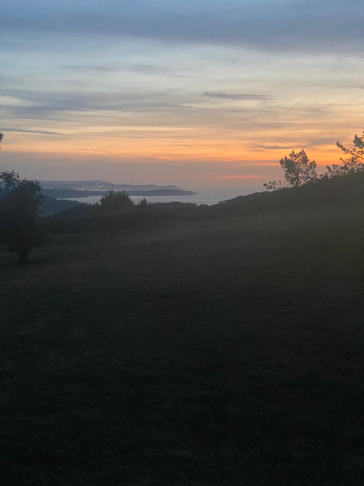 Sunset from the house